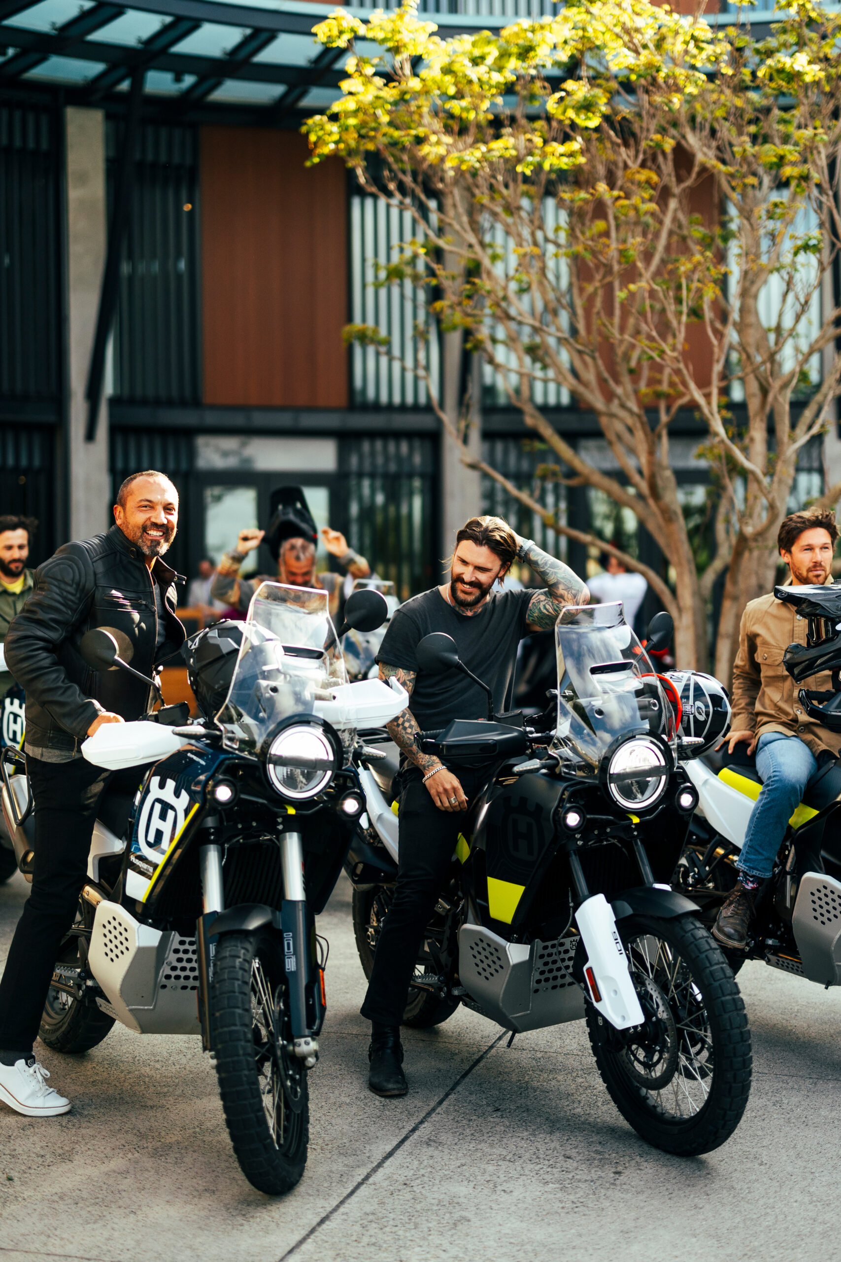 Triumphant Motorbike Entrance Alila Marea Resort Finale